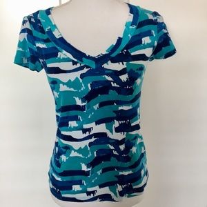 SALE Nicole Miller | Abstract Print Tee